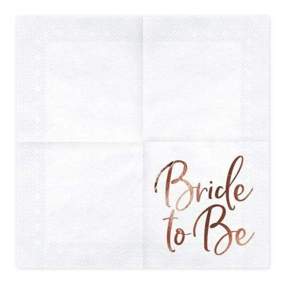 Servietten Bride to be (20 Stück)