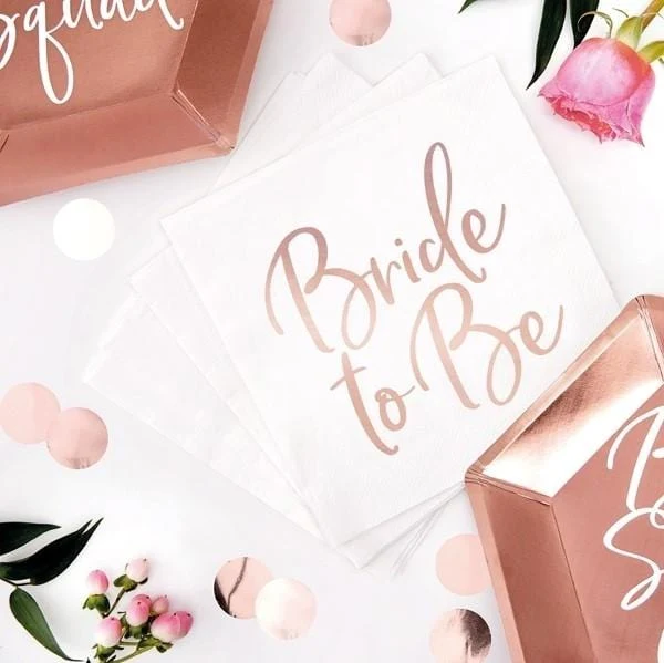 Servietten Bride to be (20 Stück)