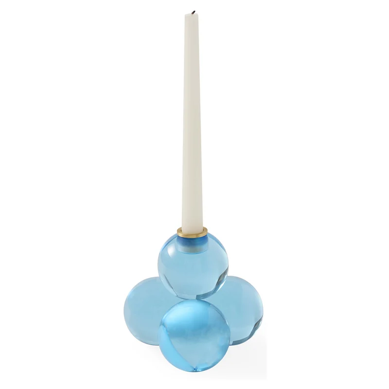 Kerzenhalter GLOBO blau