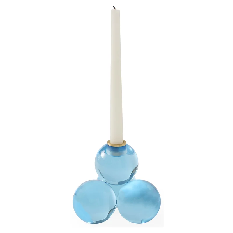 Kerzenhalter GLOBO blau