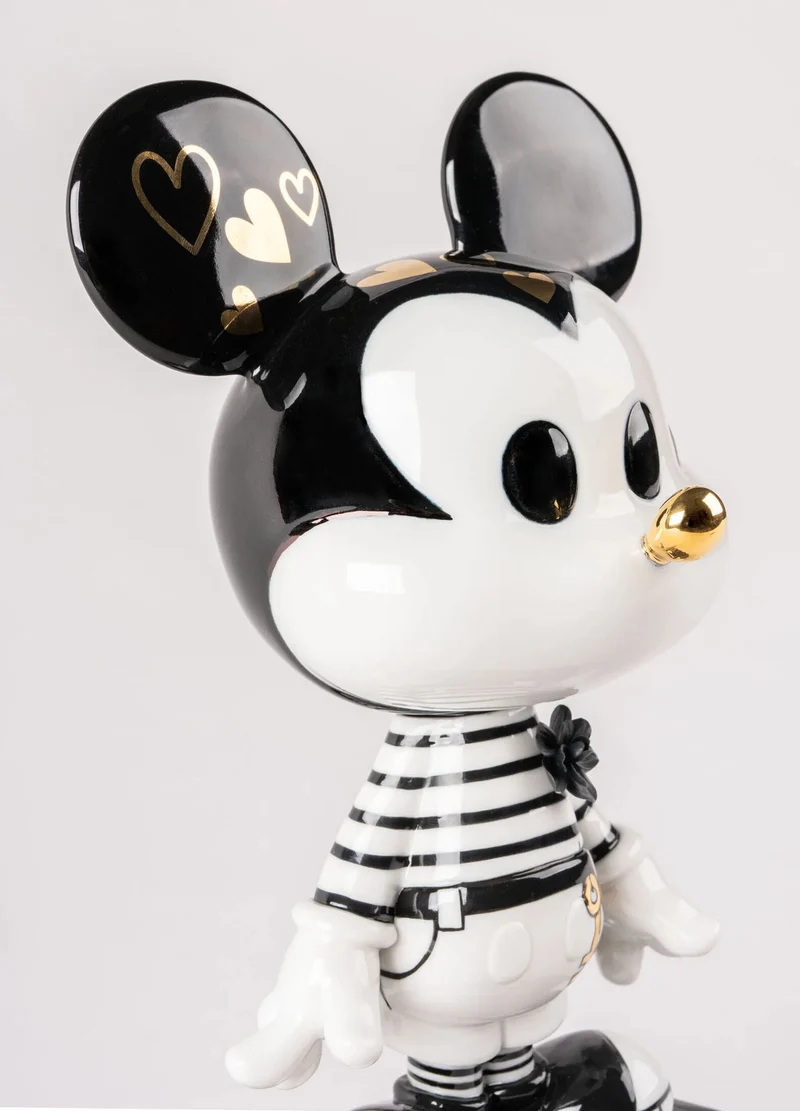 Figur MICKEY in Schwarz und Weiss
