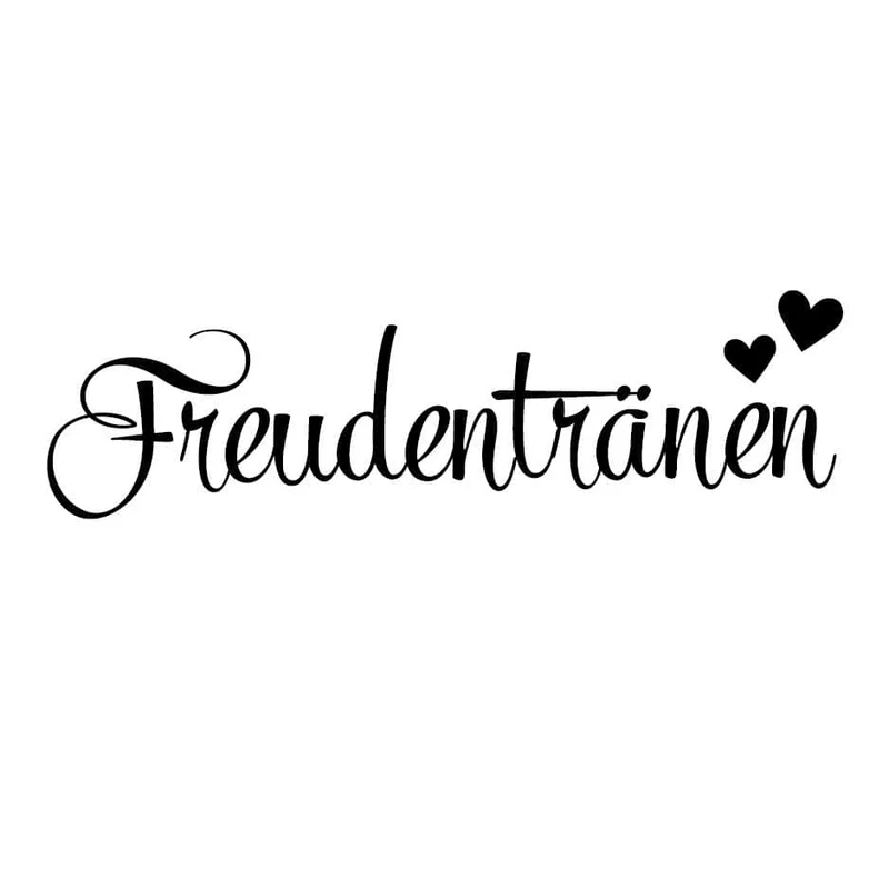 Holzstempel Freudentränen inkl. Stempelkissen