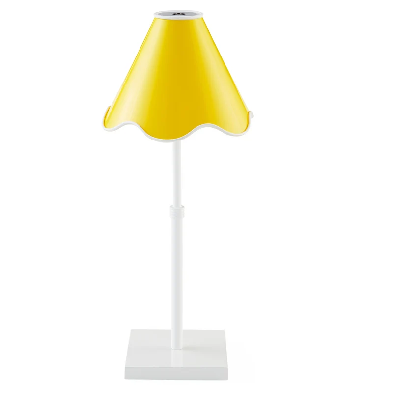 LED-Tischlampe RIPPLE RECHARGEABLE gelb