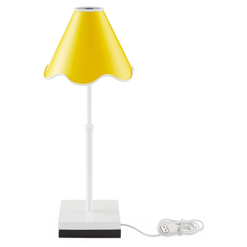 LED-Tischlampe RIPPLE RECHARGEABLE gelb