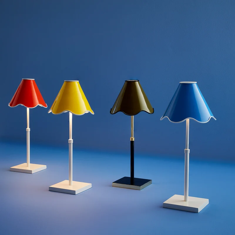LED-Tischlampe RIPPLE RECHARGEABLE orange