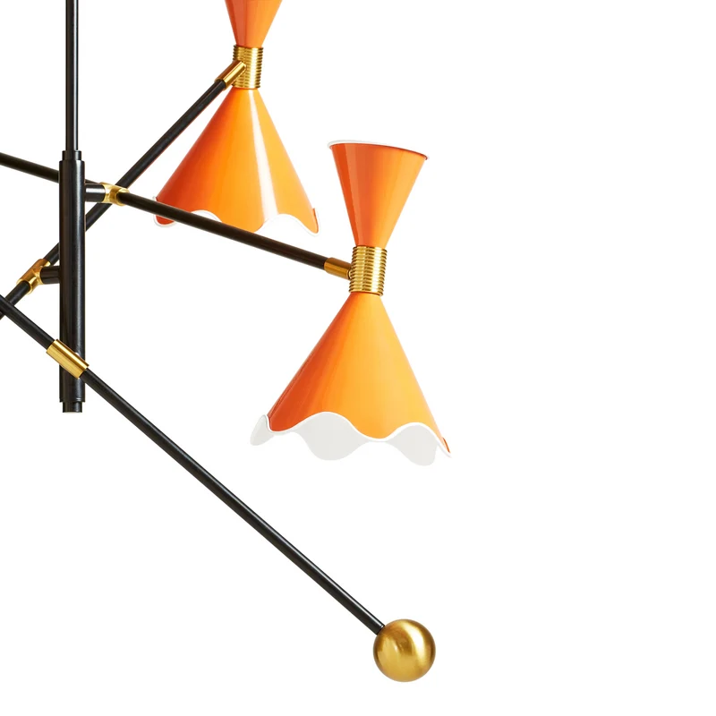 Pendelleuchte RIPPLE ARTICULATING SCONCE orange