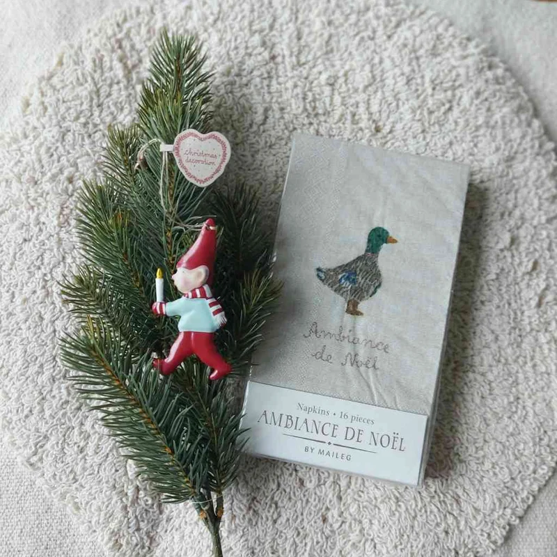 Maileg Wichtel-Anhänger mit Kerzenlicht PIXY Metall-Ornament ca. 9 cm ☆ Adventsdeko