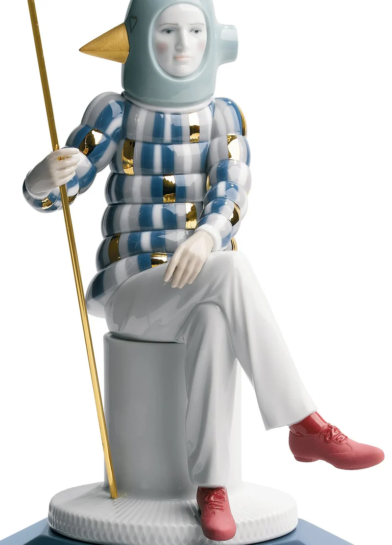 Figur THE LOVER III aus Porzellan, H38 cm