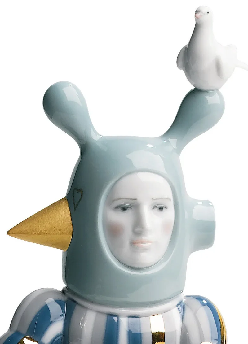 Figur THE LOVER III aus Porzellan, H38 cm