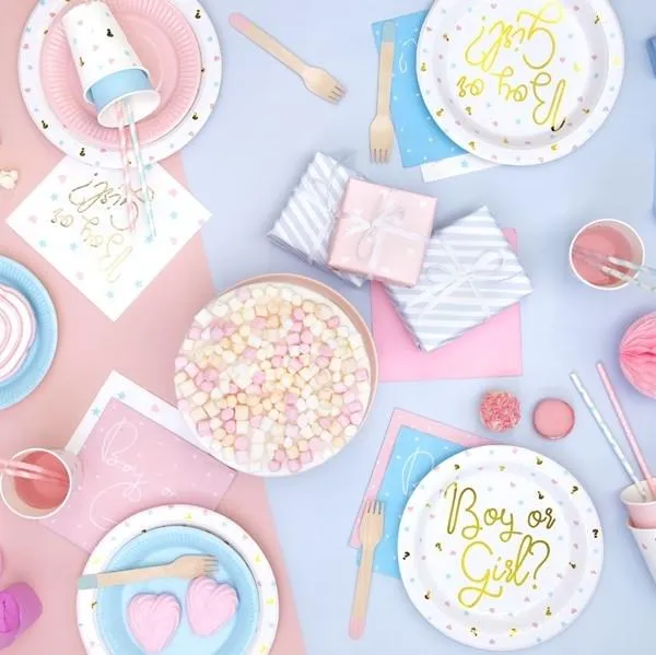 Gender Reveal Servietten (20 Stück)