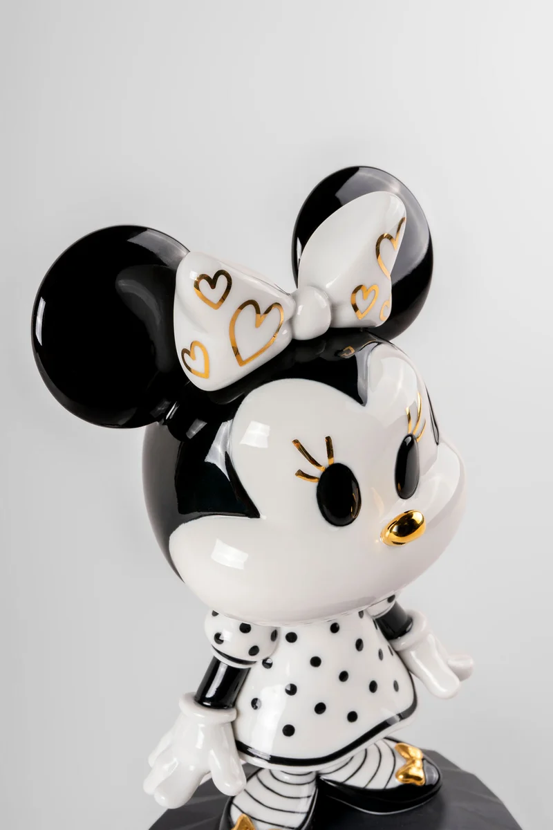 Figur MINNIE in Schwarz und Weiß