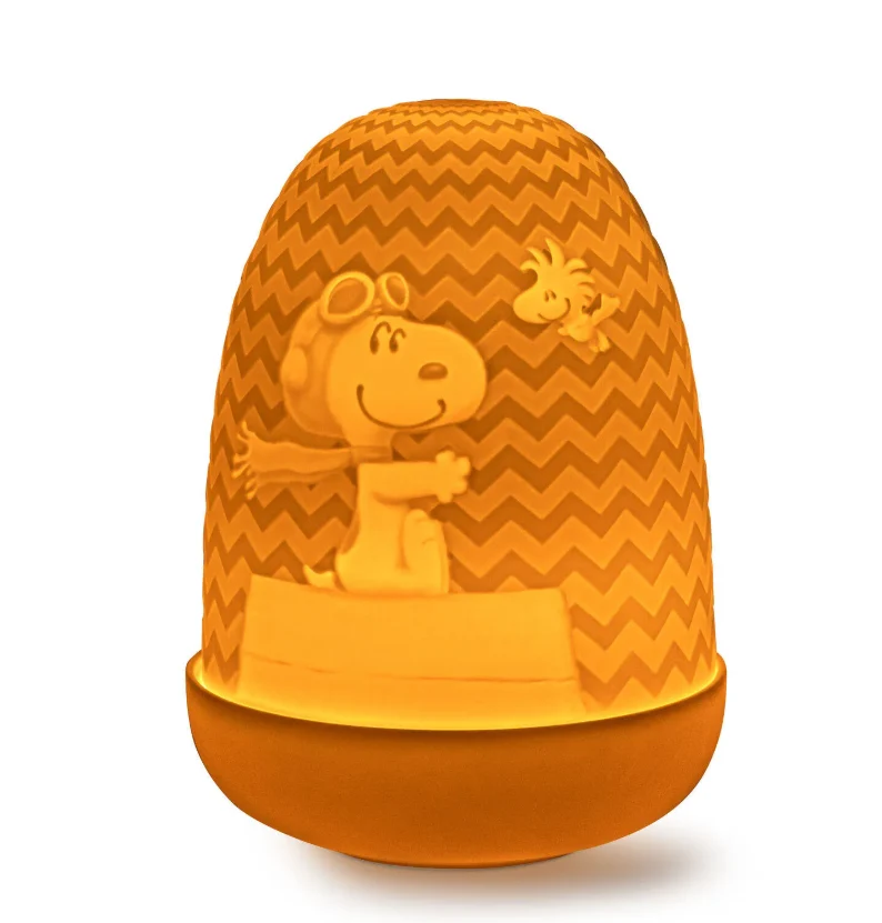 Tischlampe SNOOPY DOME aus Porzellan