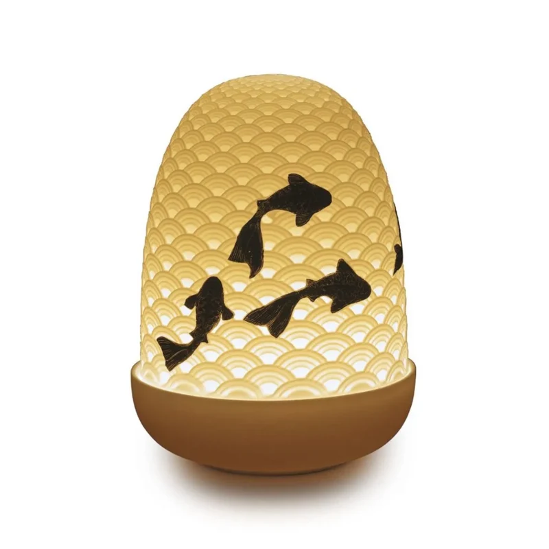 Tischlampe KOI DOME aus Porzellan