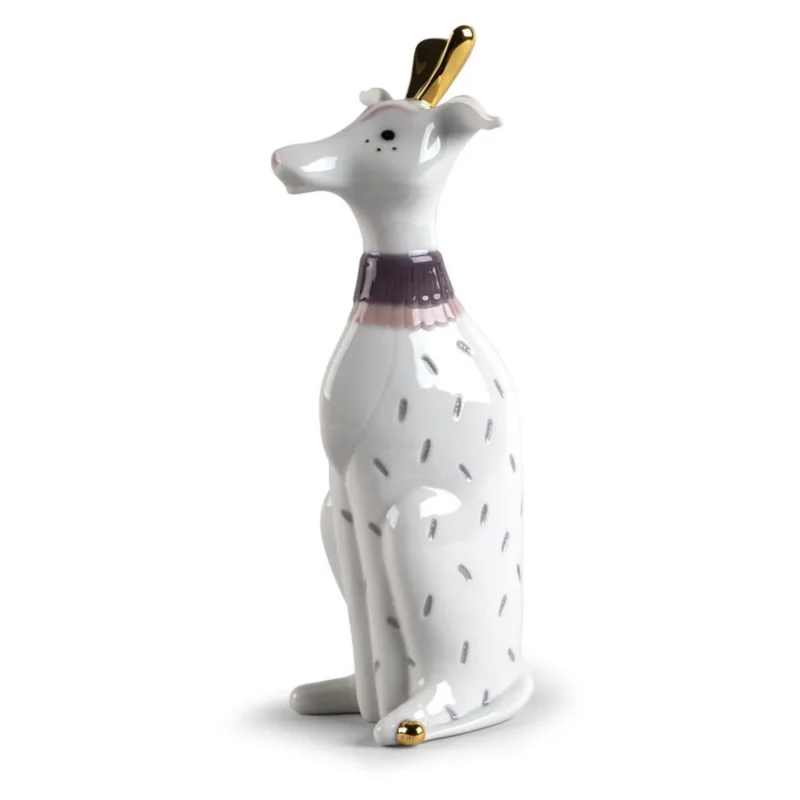 Figur UNEXPECTED FRIENDS - DOG aus Porzellan