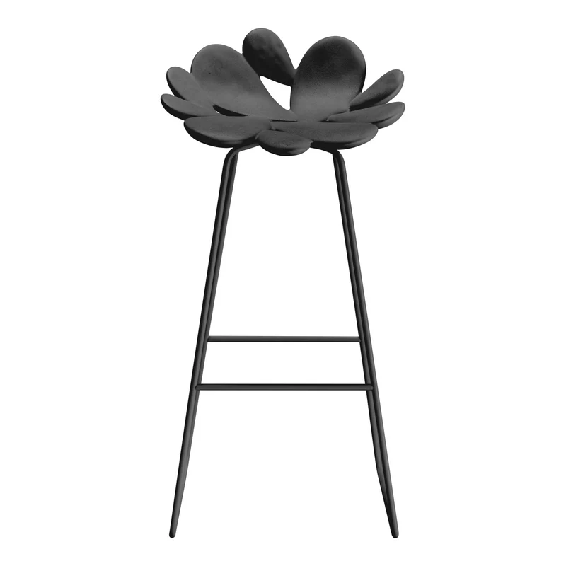 Barhocker FILICUDI schwarz oder weiß, für Indoor & Outdoor