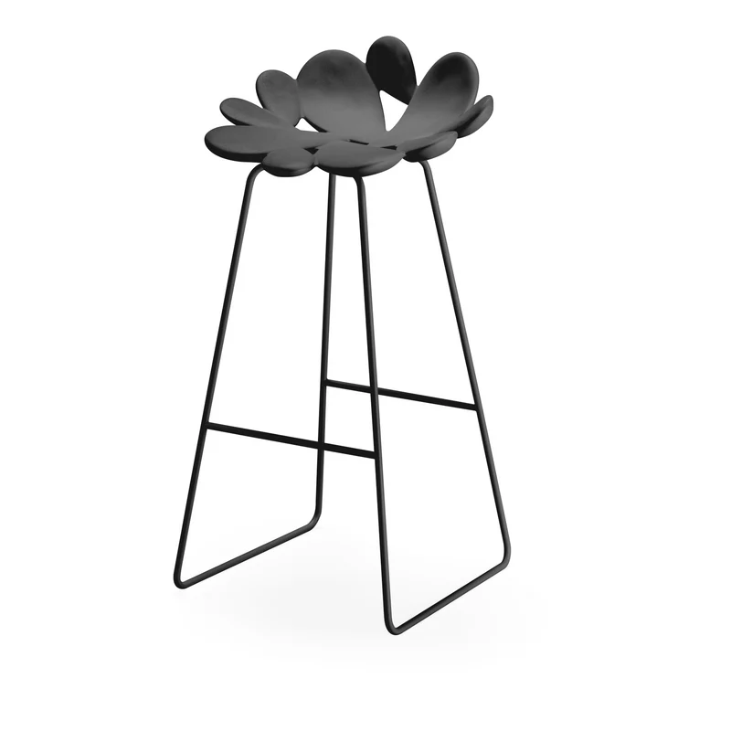 Barhocker FILICUDI schwarz oder weiß, für Indoor & Outdoor