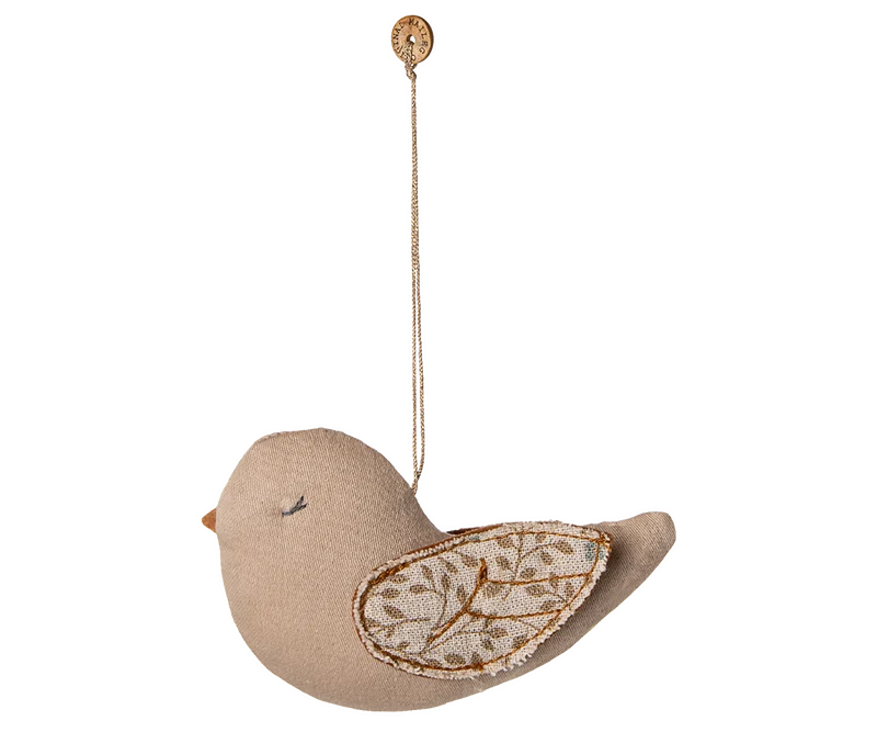 Maileg Ornament VOGEL ÄSTE blau ca. 9,5x6 cm Stoffanhänger Deko Baumschmuck