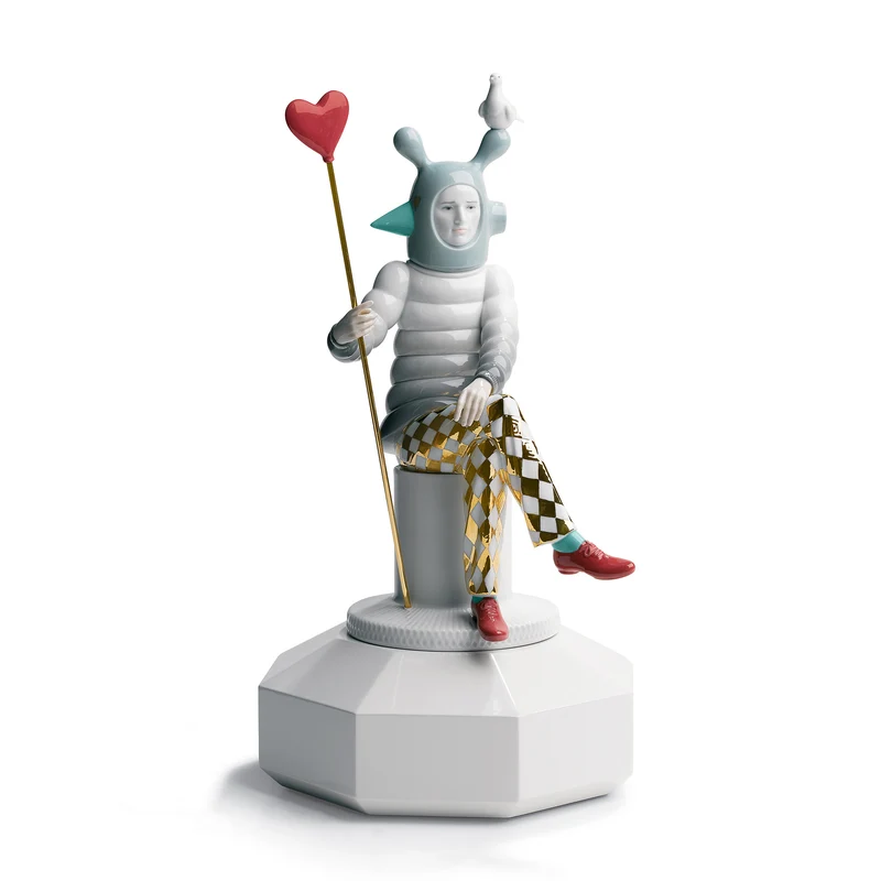 Figur THE LOVER II aus Porzellan, H38 cm