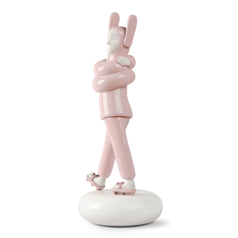 Figur EMBRACED in Pink, H57 cm