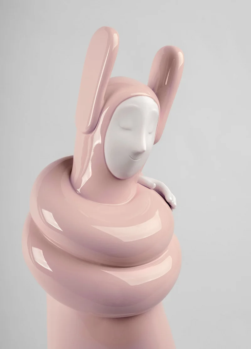 Figur EMBRACED in Pink, H57 cm