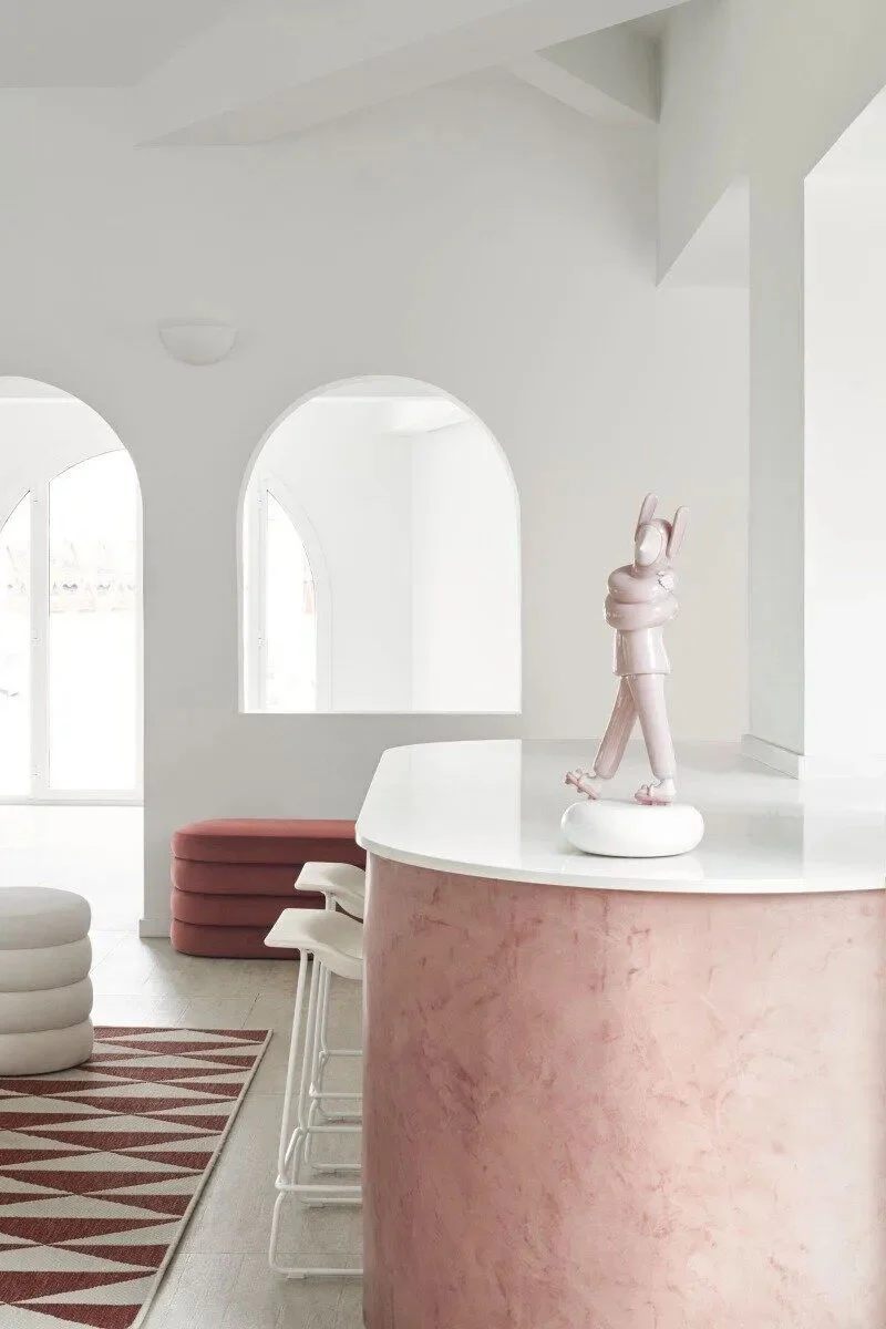 Figur EMBRACED in Pink, H57 cm