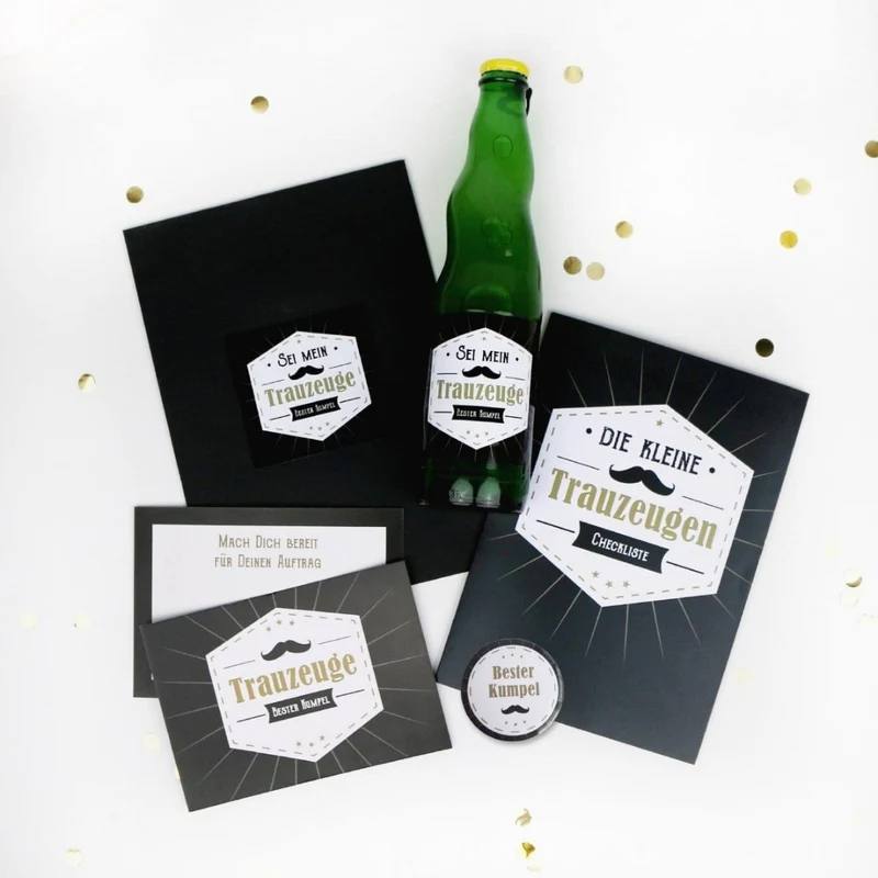 Trauzeuge Geschenk Set