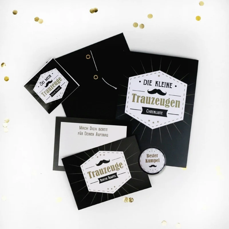 Trauzeuge Geschenk Set