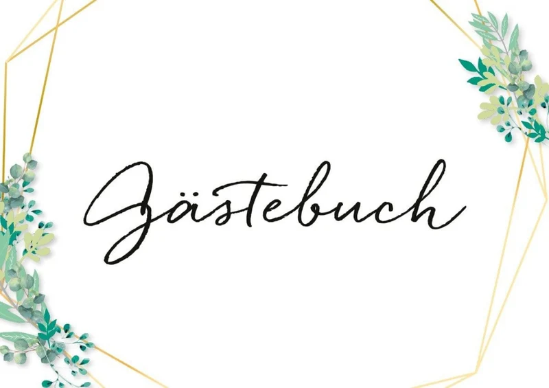 Schilder Set Hochzeit Eukalyptus