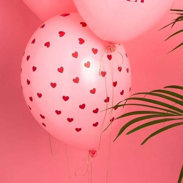 Luftballons Herzchen (6 Stück)