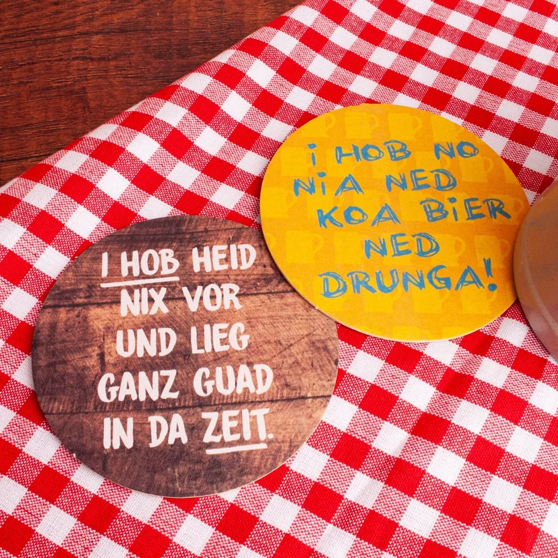 Bierfuizl "Koa Bier ned drunga!" (10 Stück)
