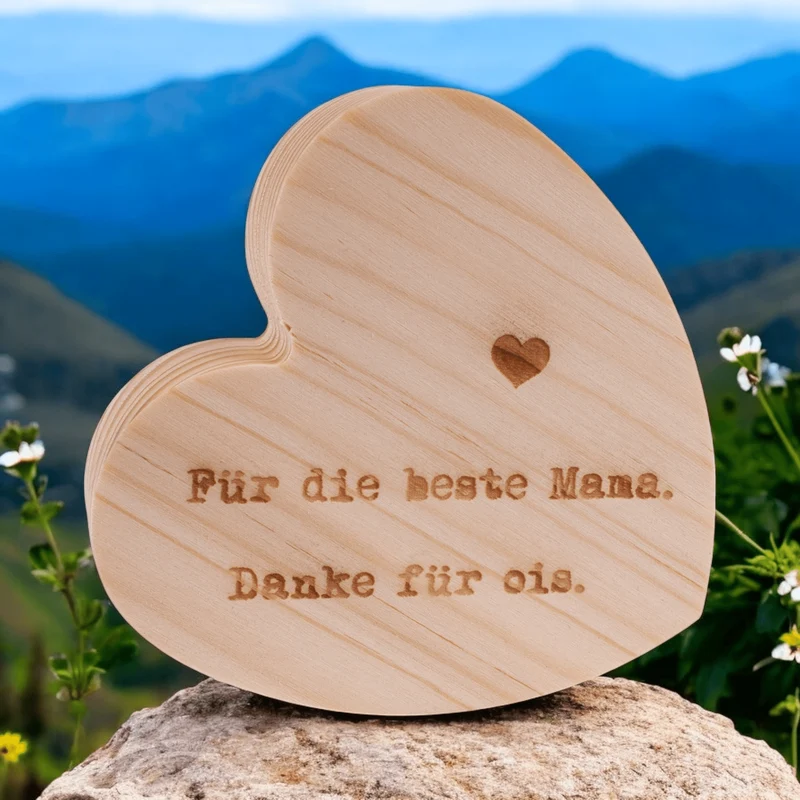 Holzherzerl "Beste Mama"