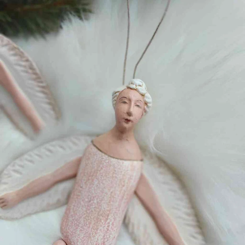 Maileg Engel Hampelmann klein rose ☆ ca. 20,5 cm Advent Dekoration