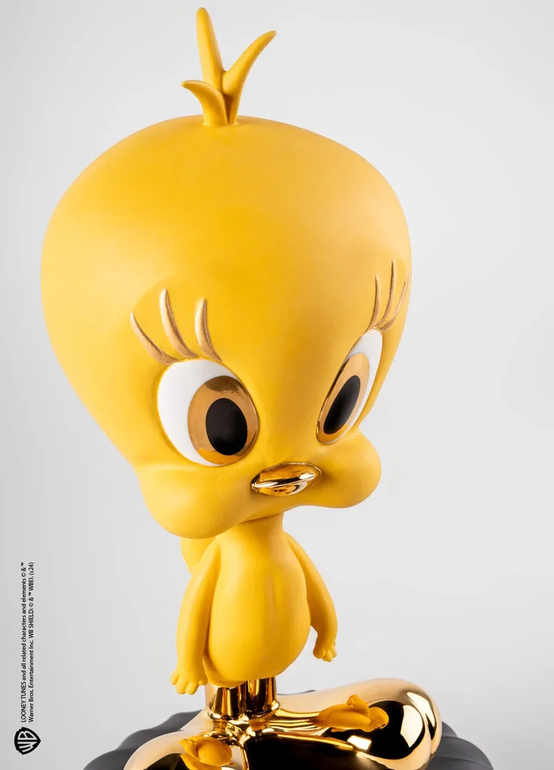 Skulptur TWEETY aus Porzellan