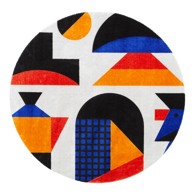 runder Teppich OGGIAN ITALIAN VIBES multicolor, ø200 cm