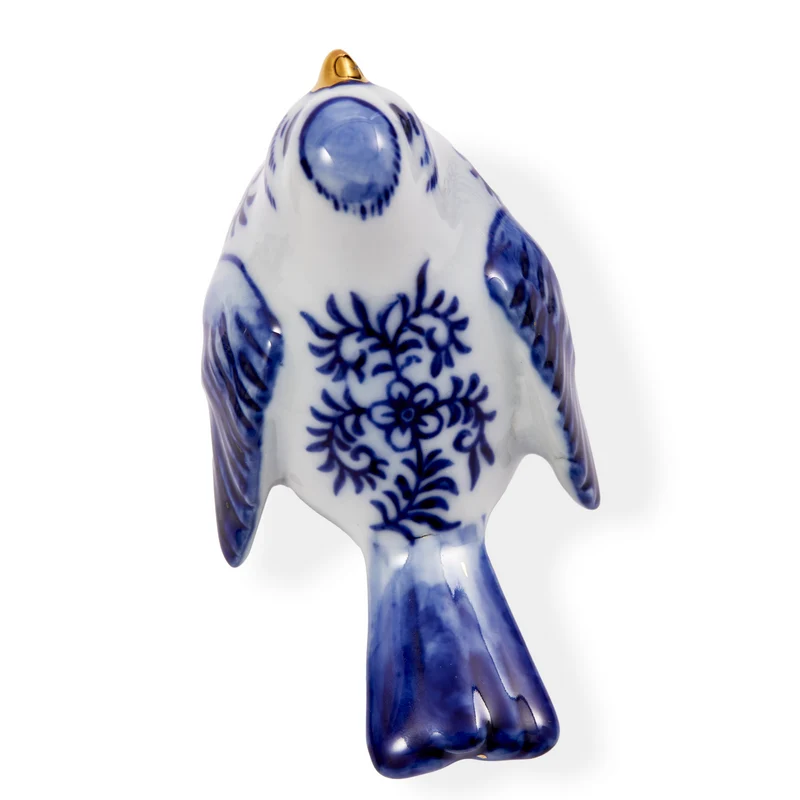 Tierfiguren BLUE BIRD FAMILY 4er-Set blau/weiß