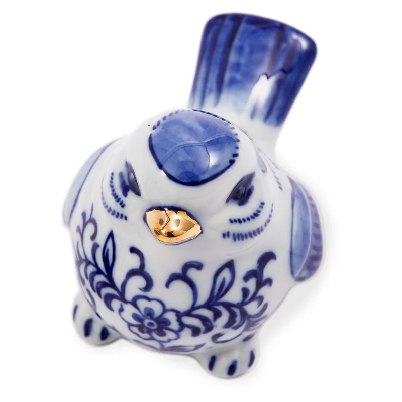 Tierfiguren BLUE BIRD FAMILY 4er-Set blau/weiß