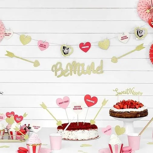 DIY Herzchen Girlande Sweet Love