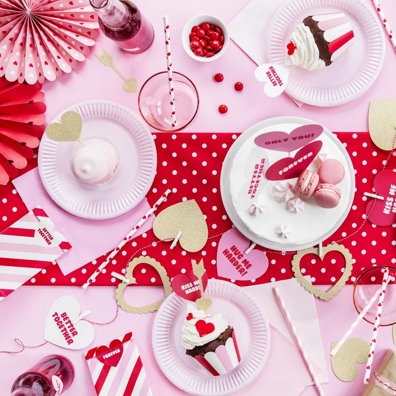 DIY Herzchen Girlande Sweet Love