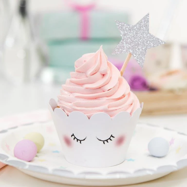 Cupcake Förmchen Regenbogen