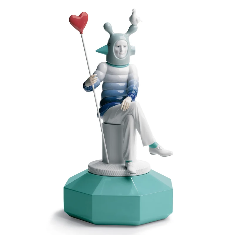 Figur THE LOVER I aus Porzellan, H38 cm