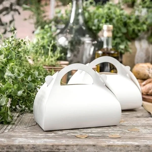 Kuchenbox blanco (10 Stück)