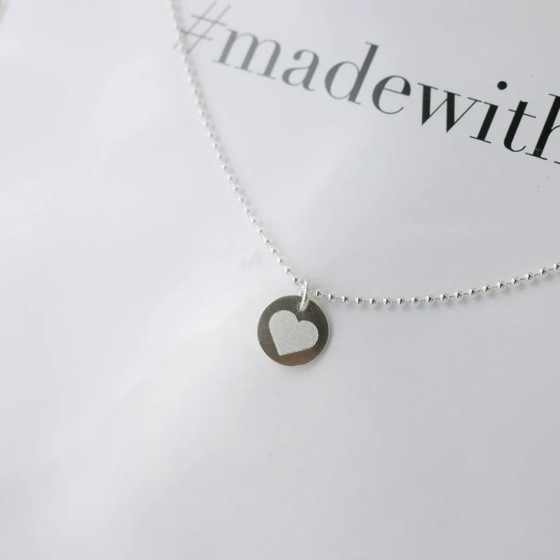 Geschenk Halskette Herz - silber