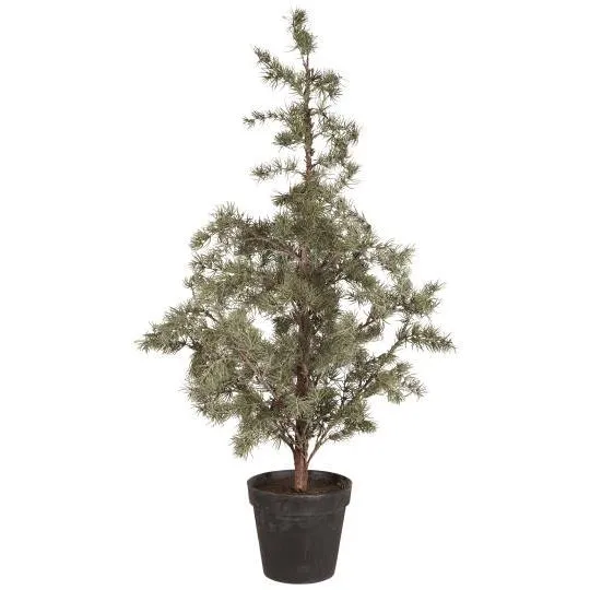 ZEDERNBAUM groß ca. 120x60 cm Weihnachtsbaum ☆ Kunstpflanze im Topf