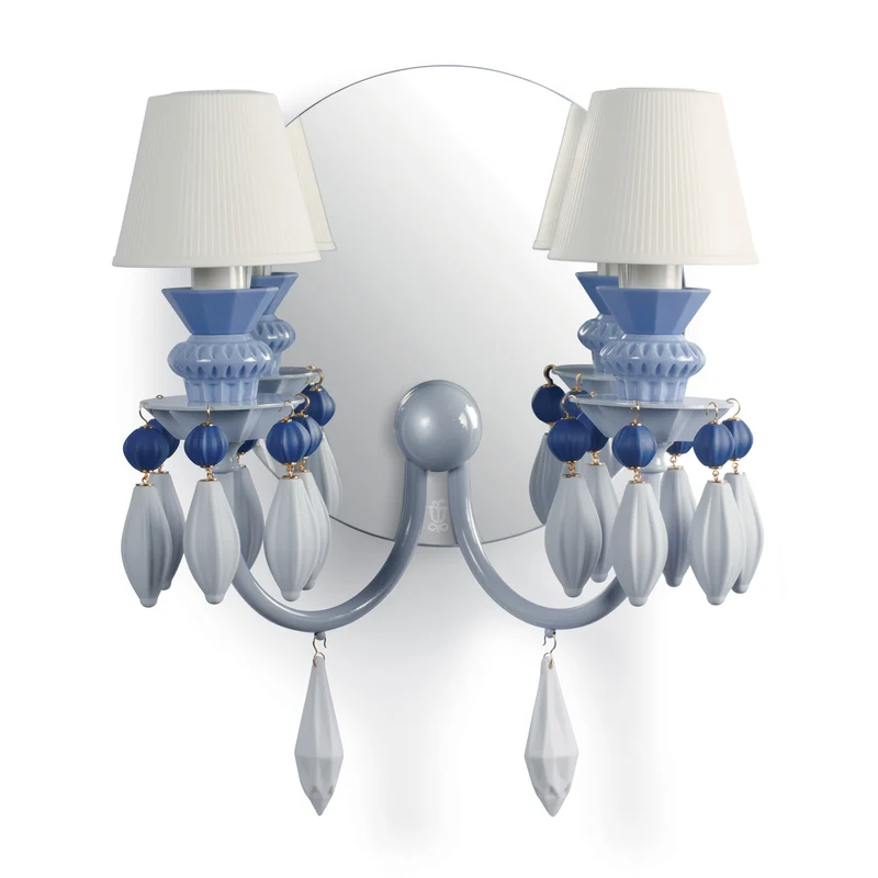 Wandleuchte BELLE DE NUIT in Blau