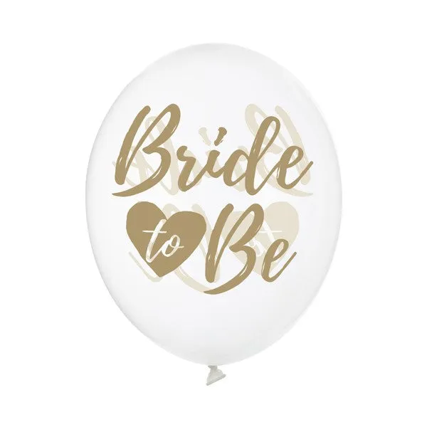 Luftballons Bride to be (6 Stück)