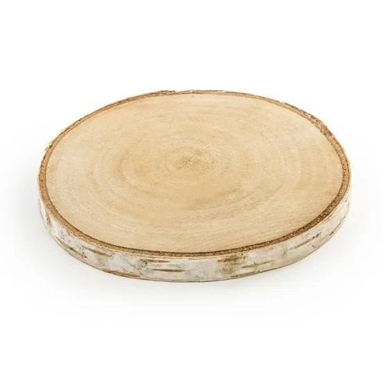 Vintage Baumscheibe Holz (2 Stück)