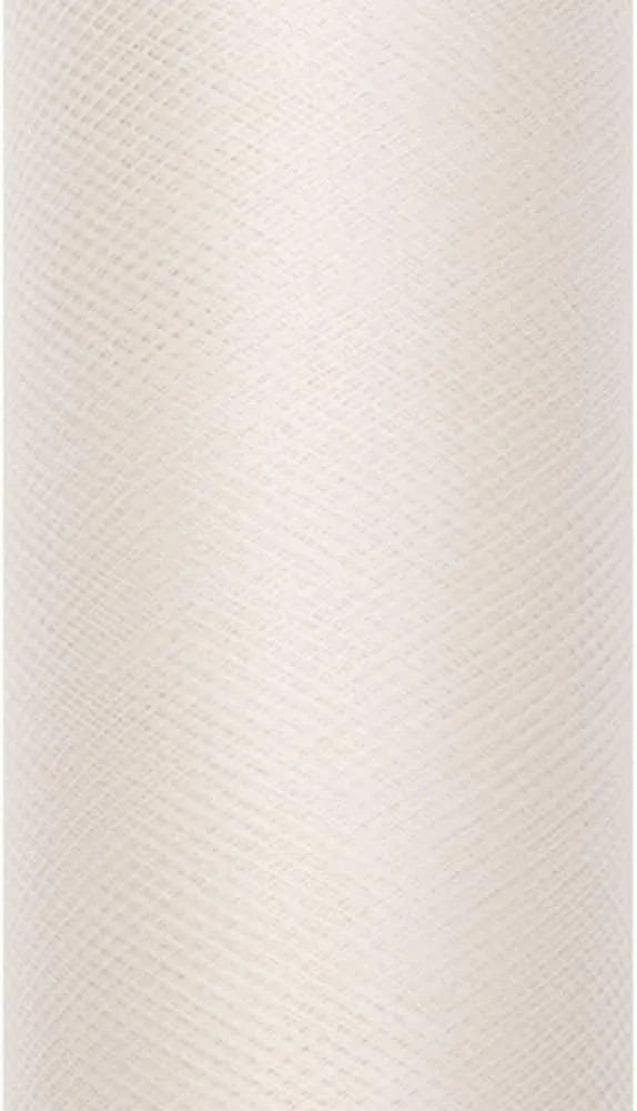Dekostoff Tüll 0,15m x 9m Creme