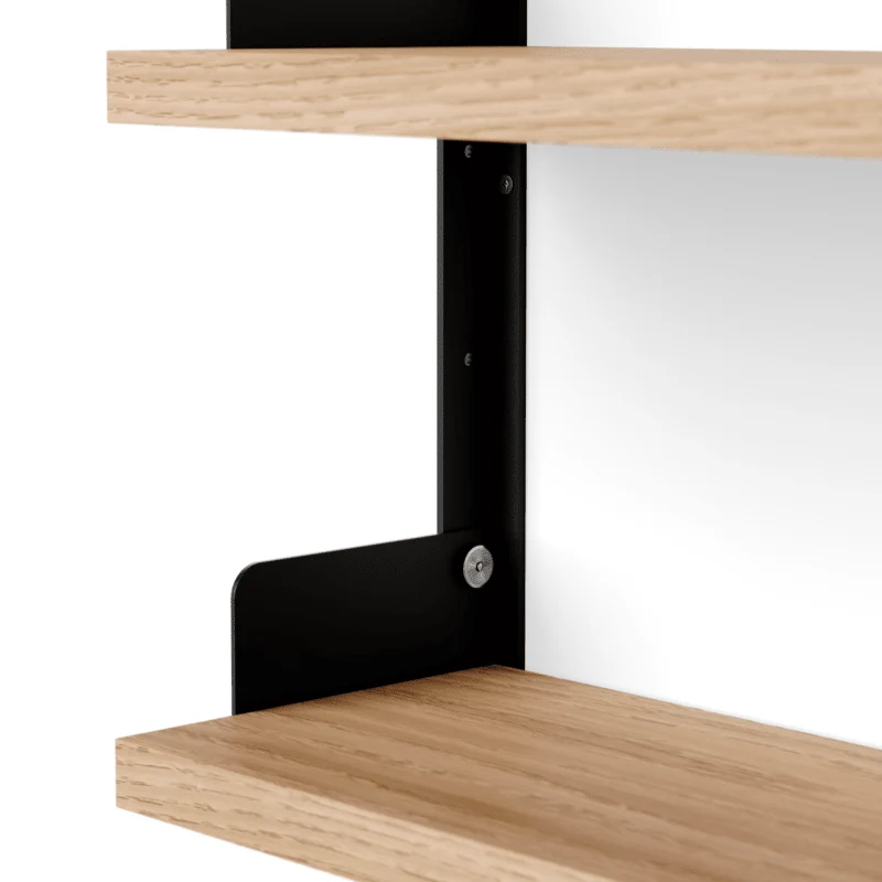 Wandregal Tea Shelf Schwarz - New Works