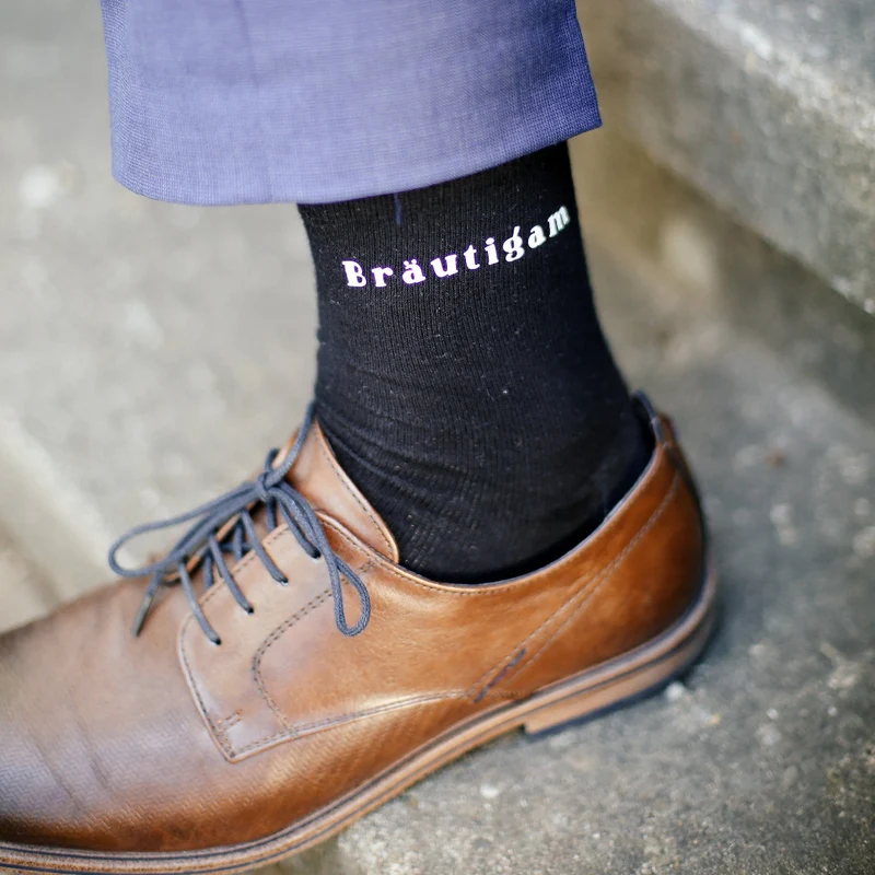 Hochzeit Socken Bräutigam