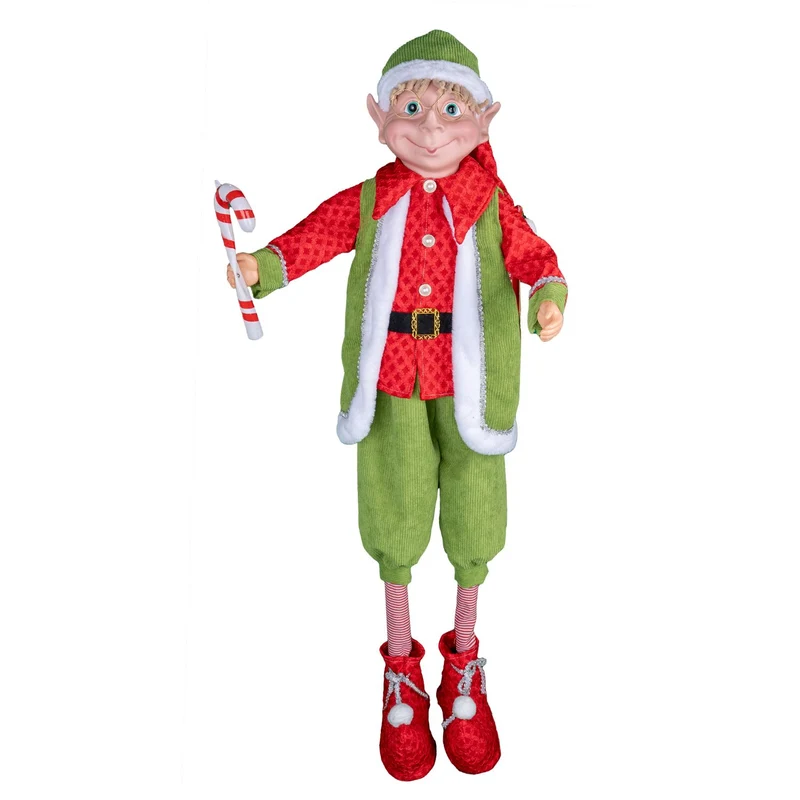 Dekofigur "Weihnachtself" mit Bewegung 110 cm